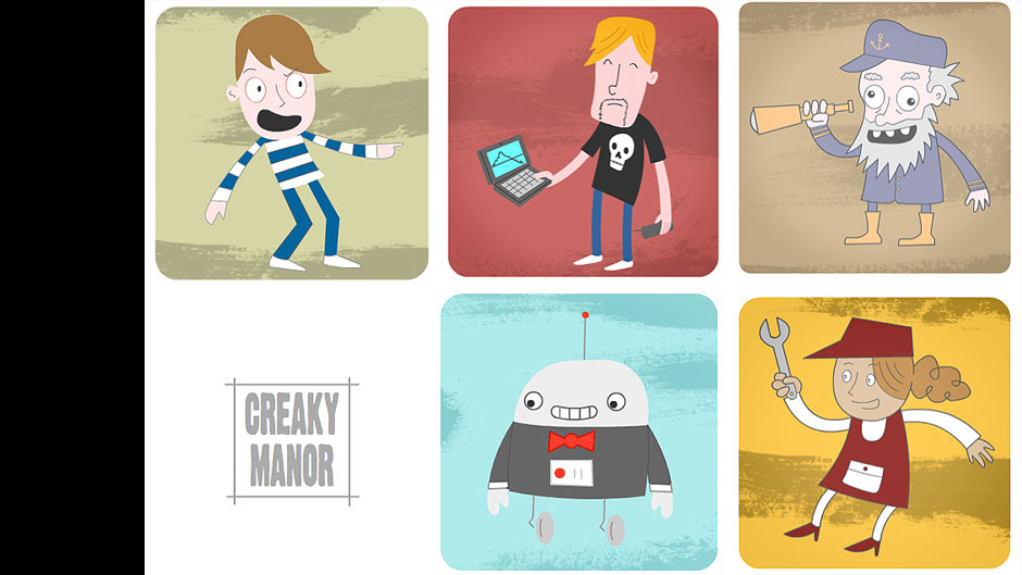 Creaky Manor Characters