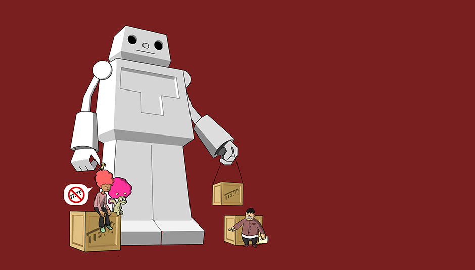 Giant Robot illustration for Channel 4